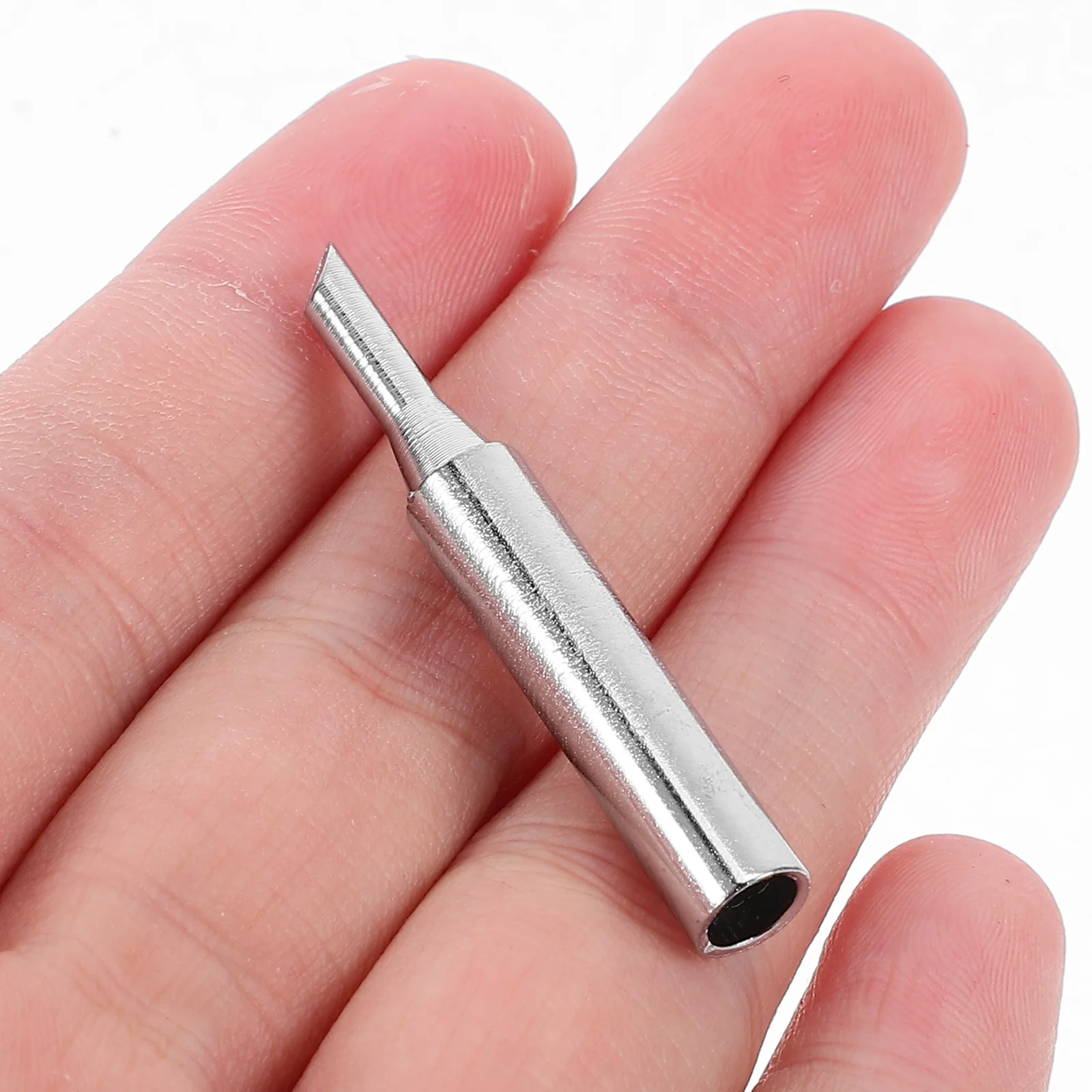 

5Pcs Soldering Iron Tip Set Durable Bright Finish Assorted Tips for 900m Series Precise Soldering Electronic Repairs DIY