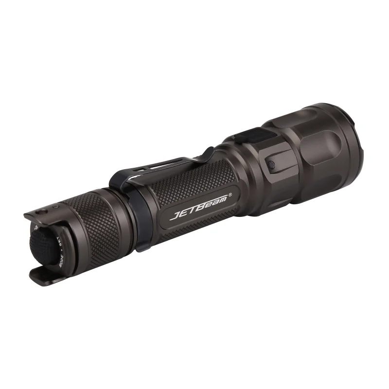 JETbeam 3M Ultra 2000Lumens Type-C Rechargeable Tactical Flashlight Triple Switch Include 3500mAh Battery