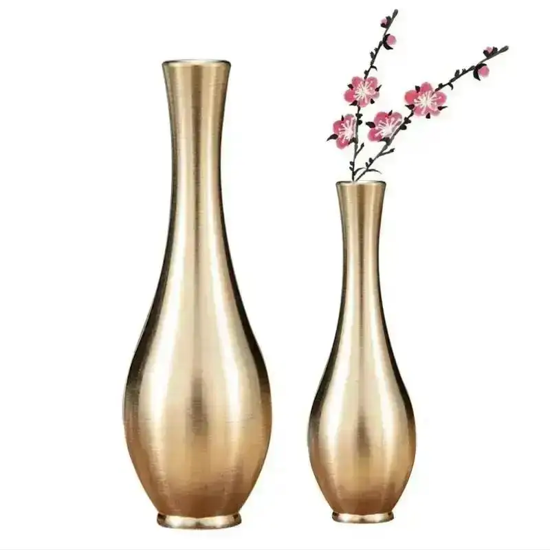 New Mini Antique Vase Fresh Dry Flower Arrangement Modern European Style Living Room Decals Process Unique Desktop Decoration