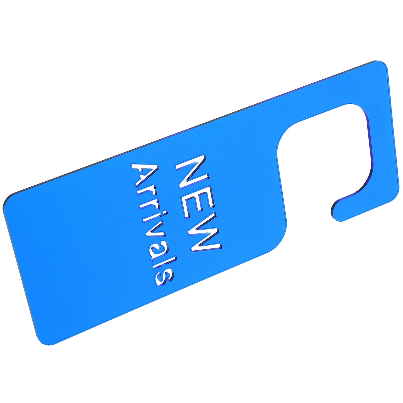 

Clothing Store Acrylic Hanging Tag Stylish Clear Card for Clothes Display Advertising Label Sign Clear Advertising Card