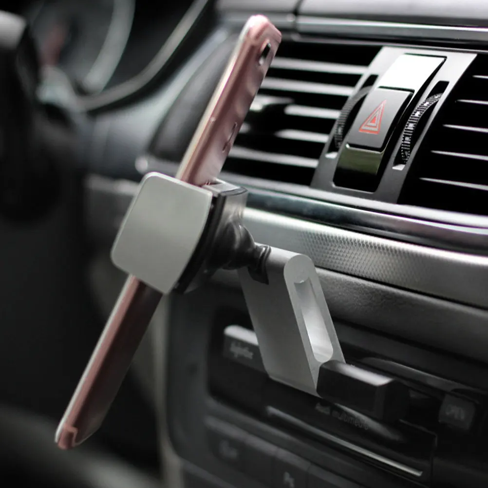 

Car Phone Mount Universal Cd Slot Holder Adjustable for Most Smartphones Easy One-Hand Operation GPS Navigator Bracket for Safe