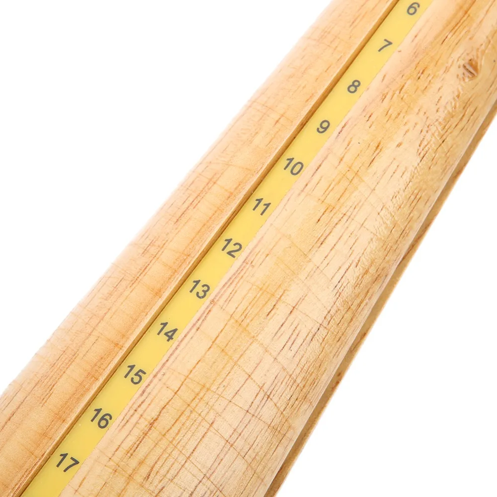 Durable Wood Color Bracelet Mandrel Wood Length 31cm Bangle Mandrel Wrist Sizing Stick Bangle Repair