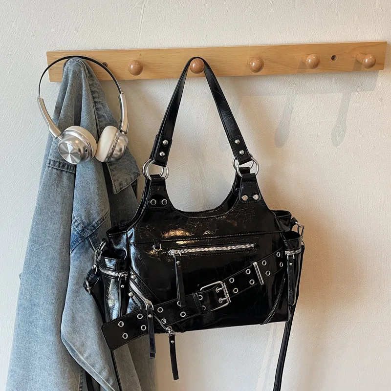 

Новинка 2023 года, нишевая шикарная женская сумка подмышки, кошельки и сумки из натуральной кожи большой вместимости, многосторонние сумки через плечо через плечо