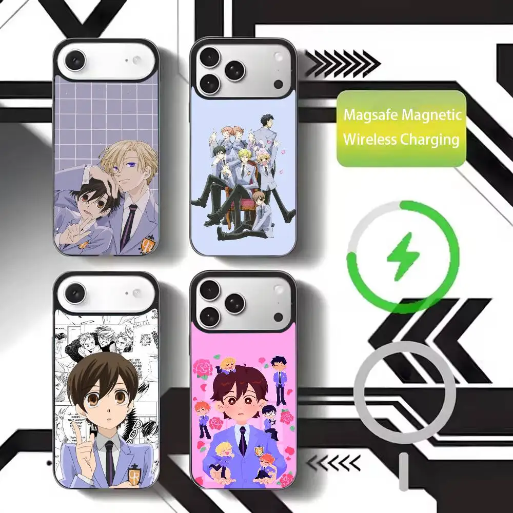 

O-Ouran High School Host Club Phone Case For iPhone17,16,15,14,13,12,11 Plus,Pro Max Magnetic For Magsafe Wireless Charging