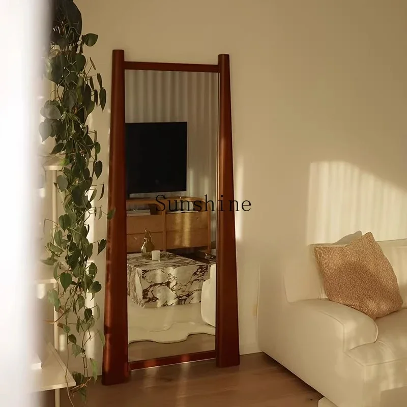 Medieval style floor-to-ceiling home living room simple high-end fitting mirror  FT