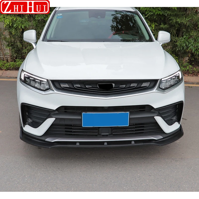 Geely Tugella Xingyue FY11 2023 자동차 스타일링 앞 범퍼 카나드 립 스플리터 바디 삽, 2020-2022 액세서리