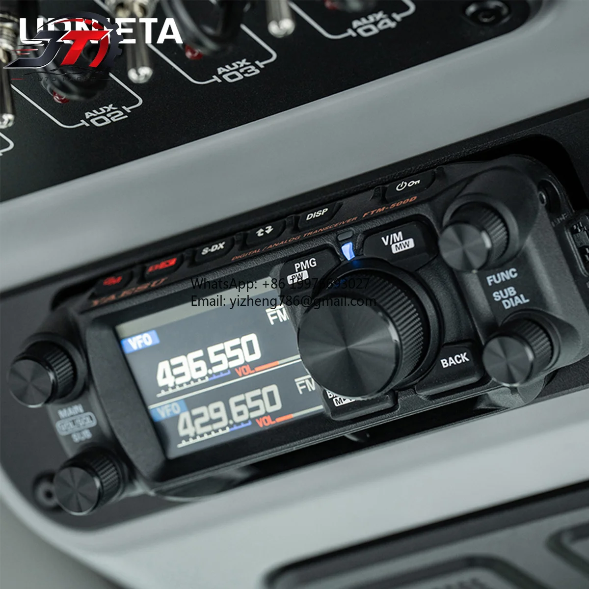 New style URNIETA Integrated Roof Console Box, Radio Mount & Switch Panel, Overhead Interior Storage Console For Toyota Land Cru