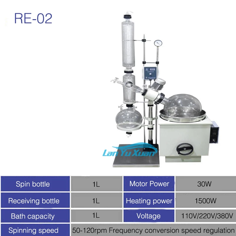 Lab 50L Rotary Vacuümverdamper Prijs China