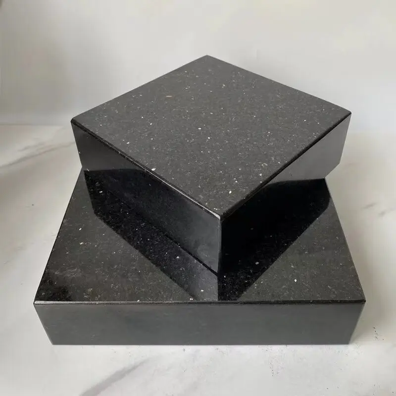 Black Sands audio subwoofer marble base, marble shock absorber pad