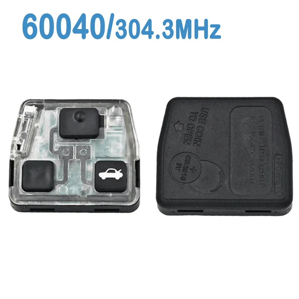 

5 Pcs/lot 60040 Auto Remote Interior 3 Buttons ASK 304.3MHz Car Key Entry Control Liner For Lexus