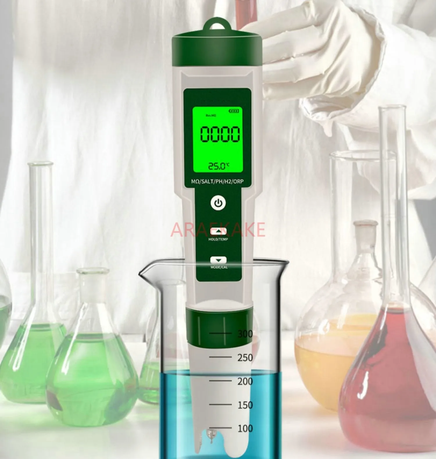 Ten in one water quality detector PH/TDS/EC/salinity/S.G/ORP/hydrogen rich H2/high resistivity nutrient