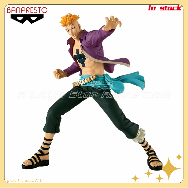 

In Stock Original BANDAI BANPRESTO BATTLE RECORD COLLECTION ONE PIECE Marco Gifts Figures Ornaments