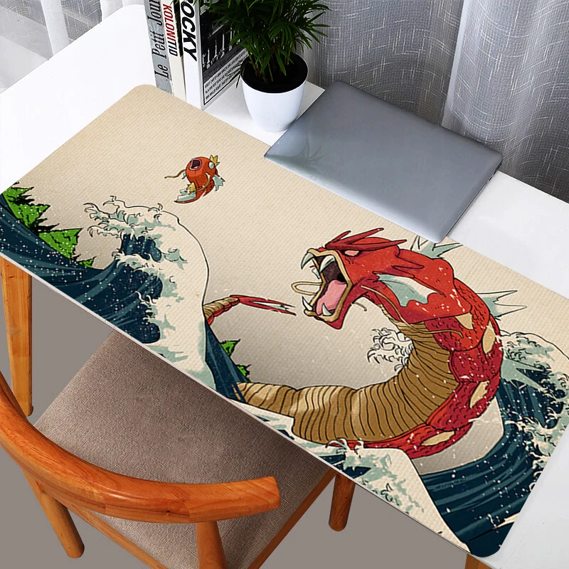 Mouse Pads Pokemon Pikachu Anime XXL New PC Desk Mat Gamer Office Carpet Keyboard Table Gaming Accessories Mousepad