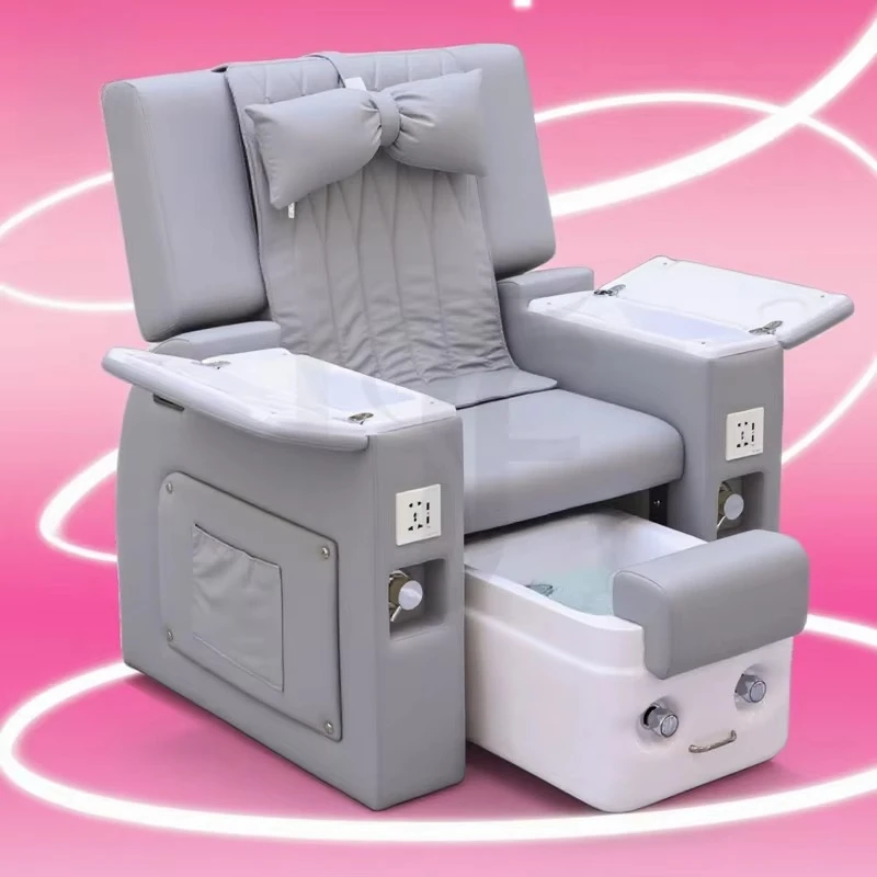 Modern Nail Shop Salon SPA Station Popular Beauty Nail Salon Furniture No Plumbing Massage Foot Spa Pedicure Chair