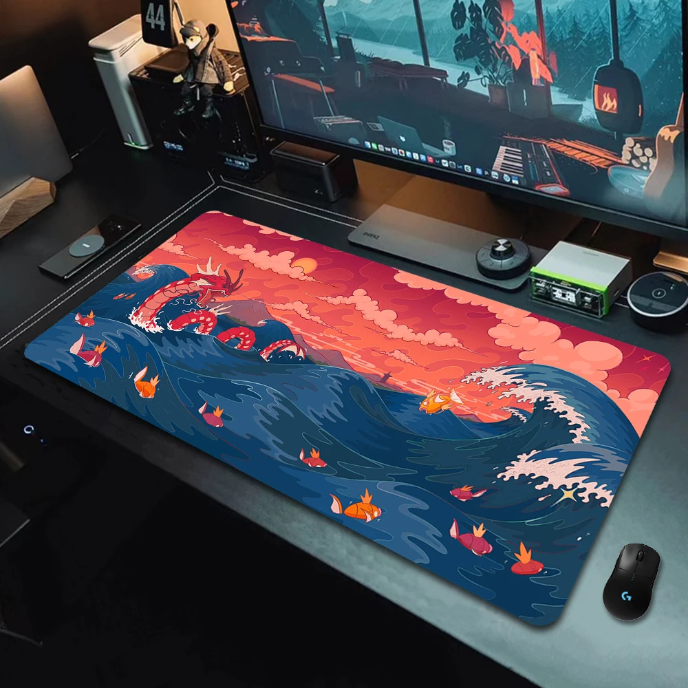 Purple Great Wave Off 900x400mm Mouse Pad Computer Laptop Anime Keyboard Mouse Mat XXL Large Gaming Mousepad Keyboard Desk Mat