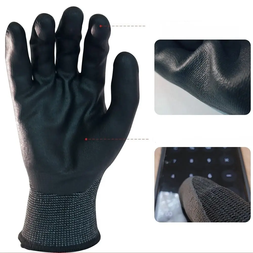 400/500V Insulated Working Gloves Ultra-thin Nitrile Safety Electrician Gloves Safety Protective Gloves Electrical Maintenance