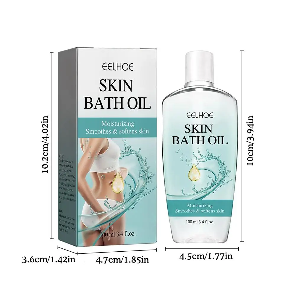 Huile de bain douce et soyeuse, répare la peau, hydrate, lubrifie, prévient la sécheresse, expecation de la peau fine