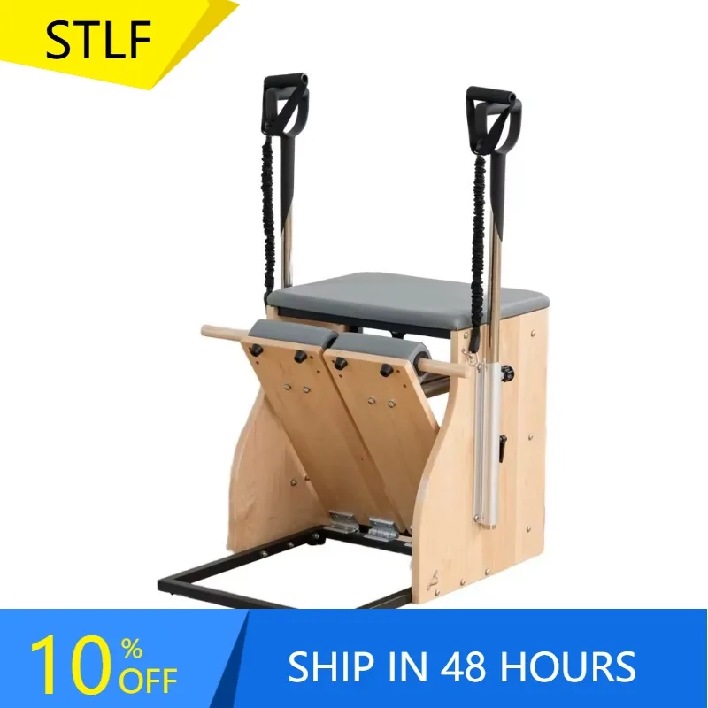 كرسي Wunda متين من خشب القيقب من YTYIN لتمارين اليوجا في صالة الألعاب الرياضية أو الاستخدام المنزلي #1
