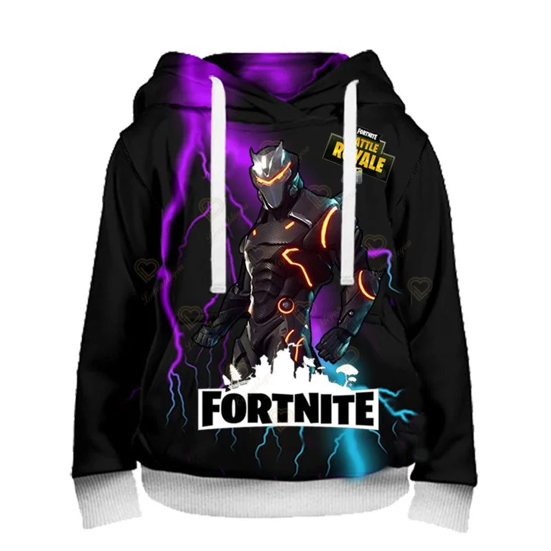 Fortnite البلوز الاطفال Victory Royale ثلاثية الأبعاد أغطية رأس مطبوعة الرجال النساء الأطفال لعبة مقنعين الشارع الشهير البلوز لهدايا عيد الميلاد