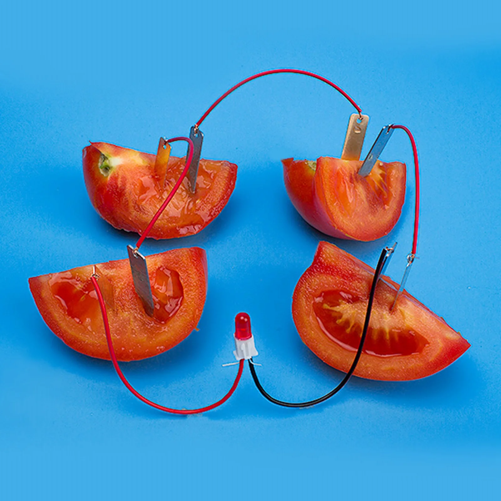 مجموعة علوم الطاقة الحيوية للأطفال ، المتعة التعليمية ، البطاطس ، ألعاب التجارب الكهربائية #6