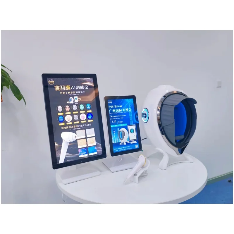 

Comprehensive Skin Analysis 3D AI Facial Skin Analyzer Detection Skin Problem Diagnosis 8 Spectrum Professional Analysis