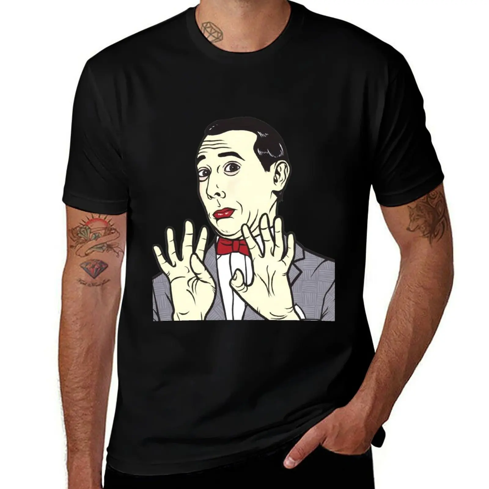 

Pee Wee Herman T-Shirt Basic All Season Solid T-Shirt
