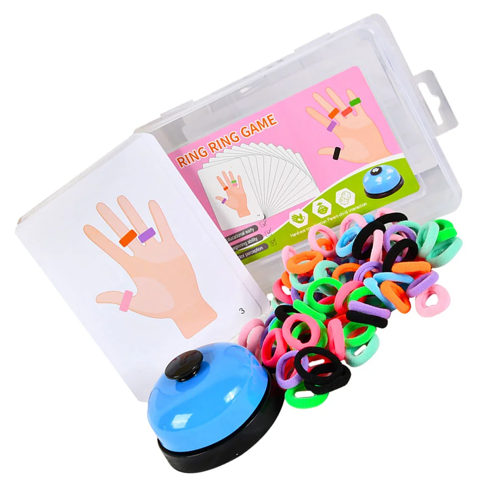 Ring Game Finger Hand Grip Toys Playthings Fidget Colorful Puzzle Child