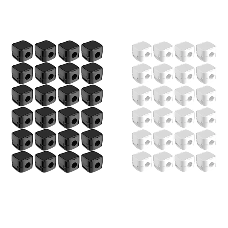 마그네틱 케이블 정리 클립, 케이블 관리 와이어 관리자 코드, 거치대 충전 케이블 와인더, 벽걸이 후크, 24 개