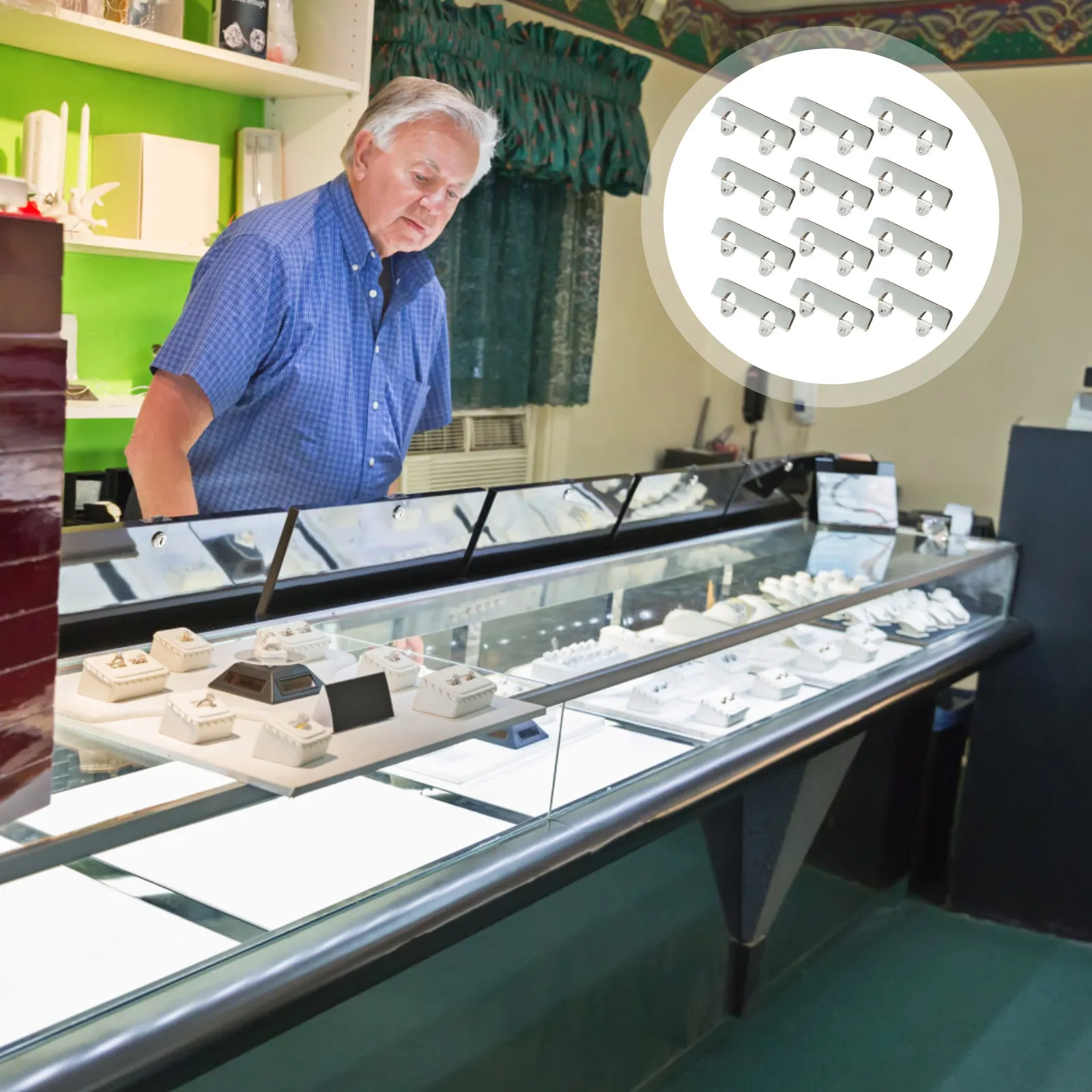 

20 шт. Двойные роликовые зажимы для стеклянных дверей, сильные несущие зажимы для раздвижных дверей, мебельная фурнитура для шкафов и витрин