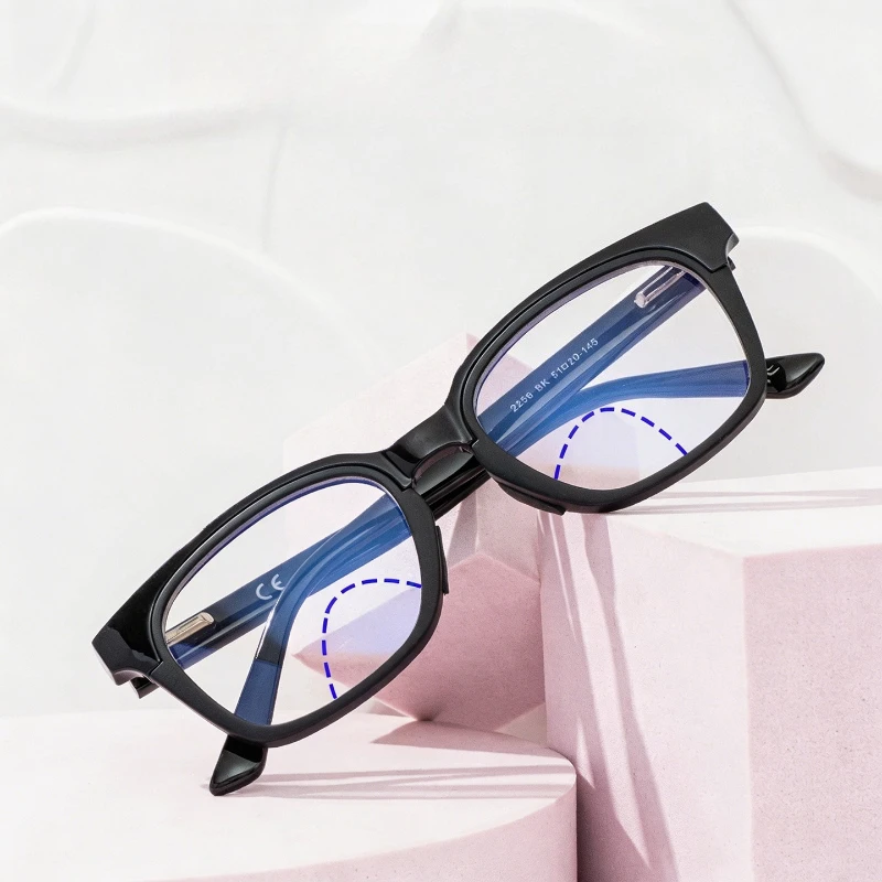 Anti-slip Wear-resistant Photochromic Fashionable Presbyopic Glasses Unisex Korean Version of Artistic Anti-blue Light Eyewear