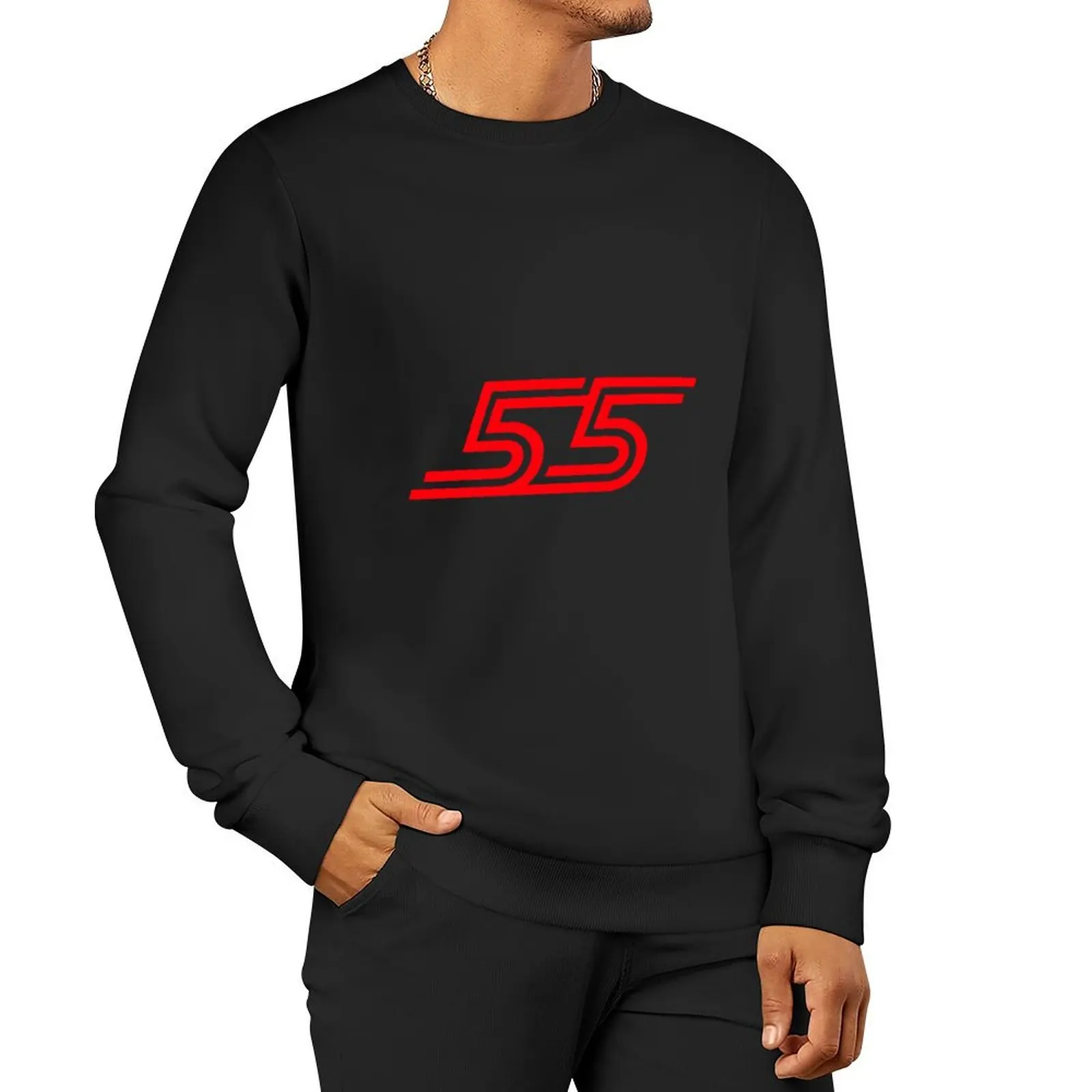 Carlos Sainz Jr 55 F1 2022 logo Perfect Gift Pullover Hoodie korean autumn clothes autumn clothes men clothes hooded sweatshirts