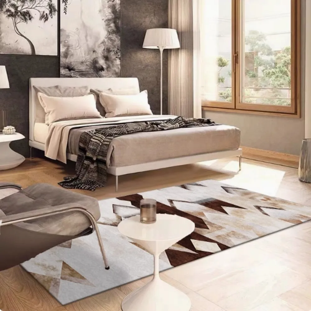 

VIKAMA Nordic Carpet Ins прикроватное одеяло для спальни, современный и простой диван для гостиной, длинный ковер, украшение для дома