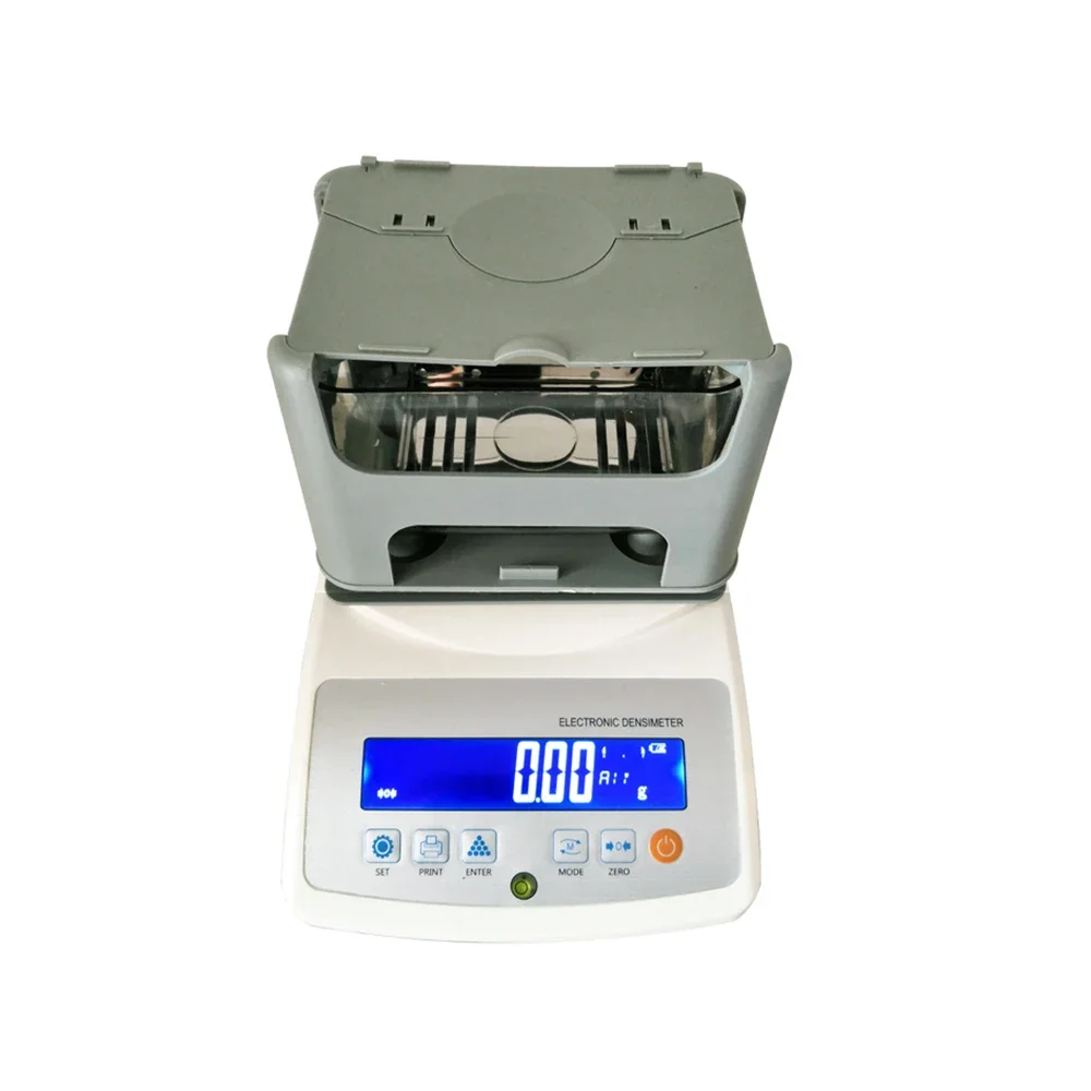 0.01g density volume gold tester machine solid densimeter purity testing analyzer gold density meter with lcd display