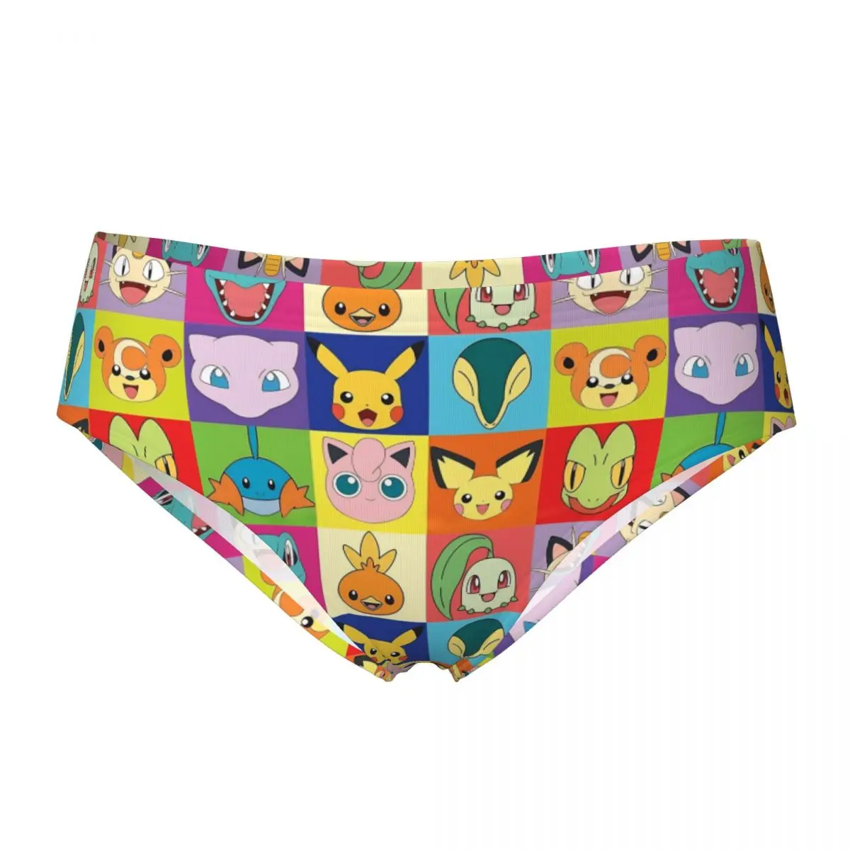 Braguitas de Dibujos Animados de Pokémon Sexys, Ropa Interior Femenina, Jigglypuff Pikachu, Calzones Transpirables para Mujer