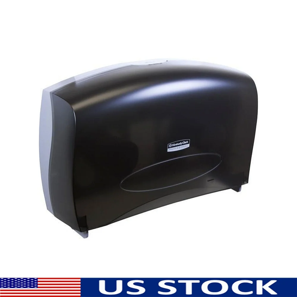 

Профессиональный диспенсер для тканей Jumbo с порошком JRT Комбинированный блок содержит два рулона или один рулон Stub Прочный пластик Простой в использовании механизм