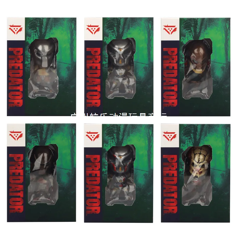 نسخة Q من دمية Predator 4، نموذج مجسم لزينة دمية صياد الغابة الغريبة #2