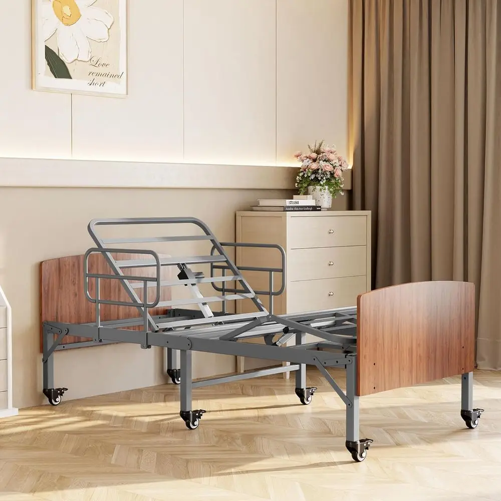 

Adjustable Bed e with board - Ergonomic Electric Base, WirelRemote, Underbed Light, Wheels & oot Incline, Easy Installation, its