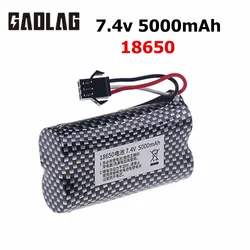 SM-3P Plug 7.4V 5000mAh Lipo Battery for Watch Gesture Sensing Twisted RC Stunt Car toys akcesoria 7.4v 2s 18650 Battery