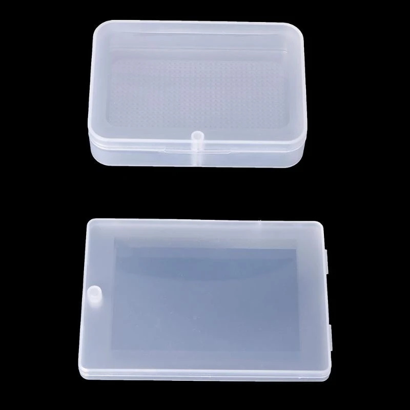 97QC Plastic rectangular transparente transparente almacenamiento almacenamiento recolección contenedores contenedores