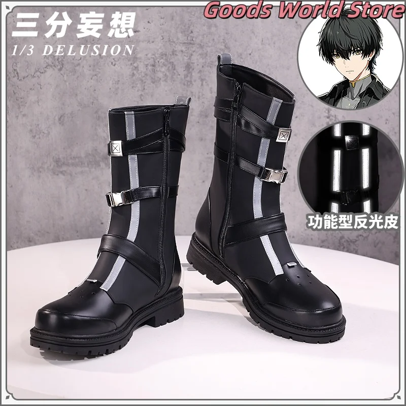 

В наличии Rover Обувь для косплея Wuthering Waves Аниме Игра Rover Хэллоуин Вечеринка Карнавал Обувь для ролевых игр Женская и мужская обувь