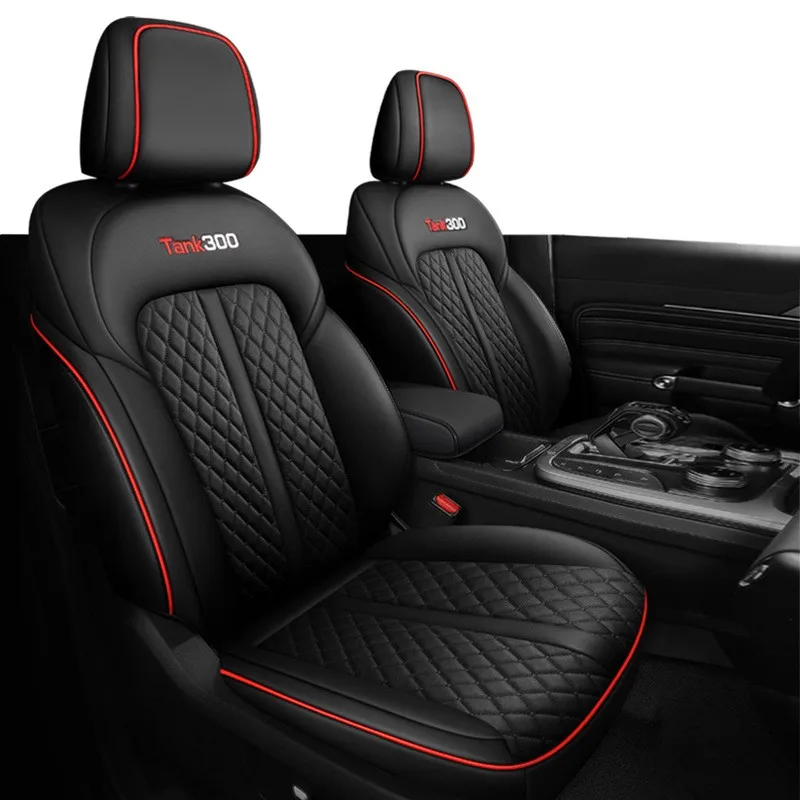 New Car Seat Cover For Tank 300 2021 2022 2023 2024 Full Surround leather Car Seat Cover Seat protection cushion accessories