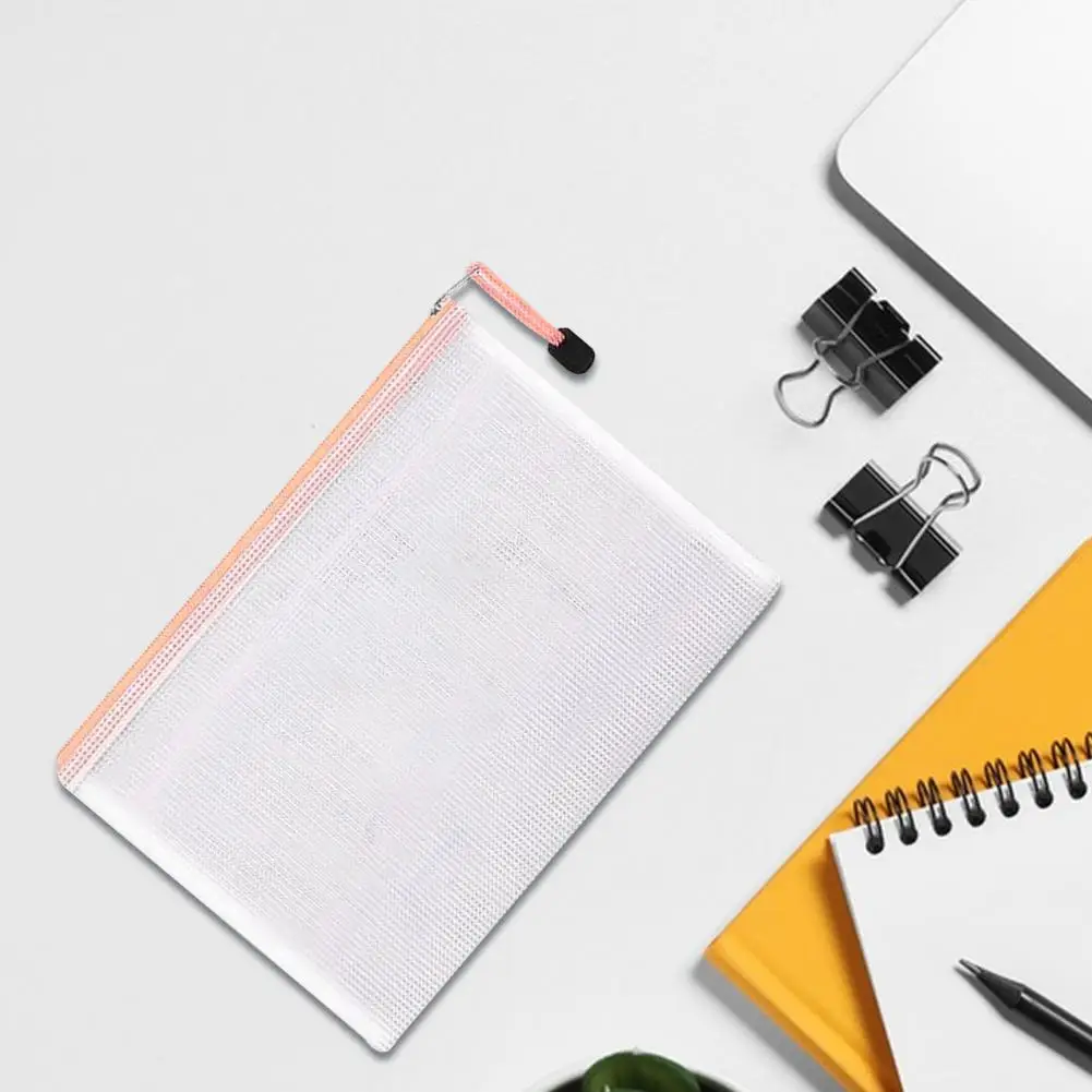 Pvc Waterproof File Bag Waterproof A4 File Bags for Travel Office Home Organization Multi-purpose Zipper Pouches with Extra