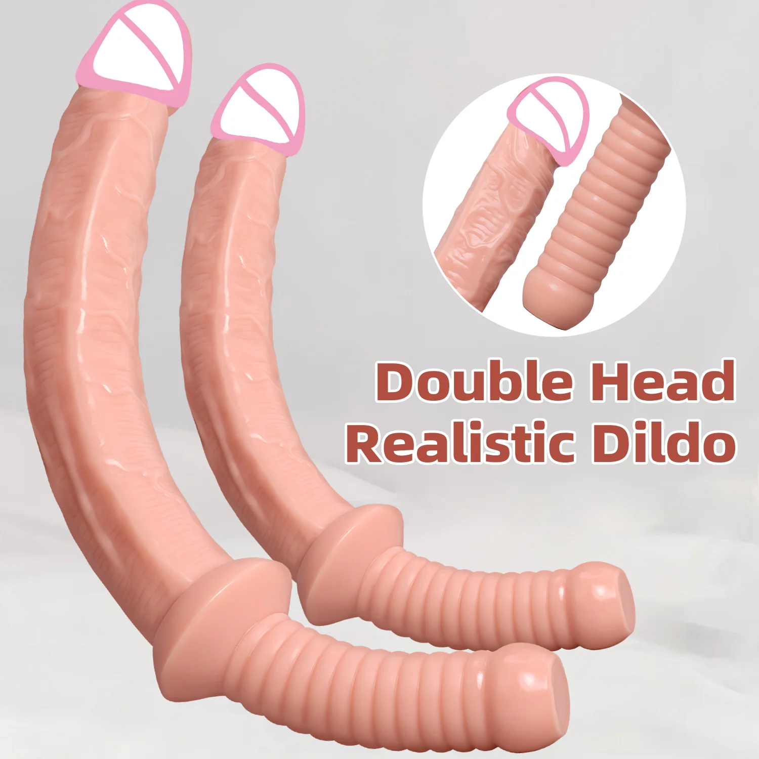 سوبر مقبض طويل دسار المكونات الشرج واقعية دسار مرنة القضيب للنساء المهبل الشرج الاستمناء النشوة الجنسية الكبار مثليه لعبة الجنس #1