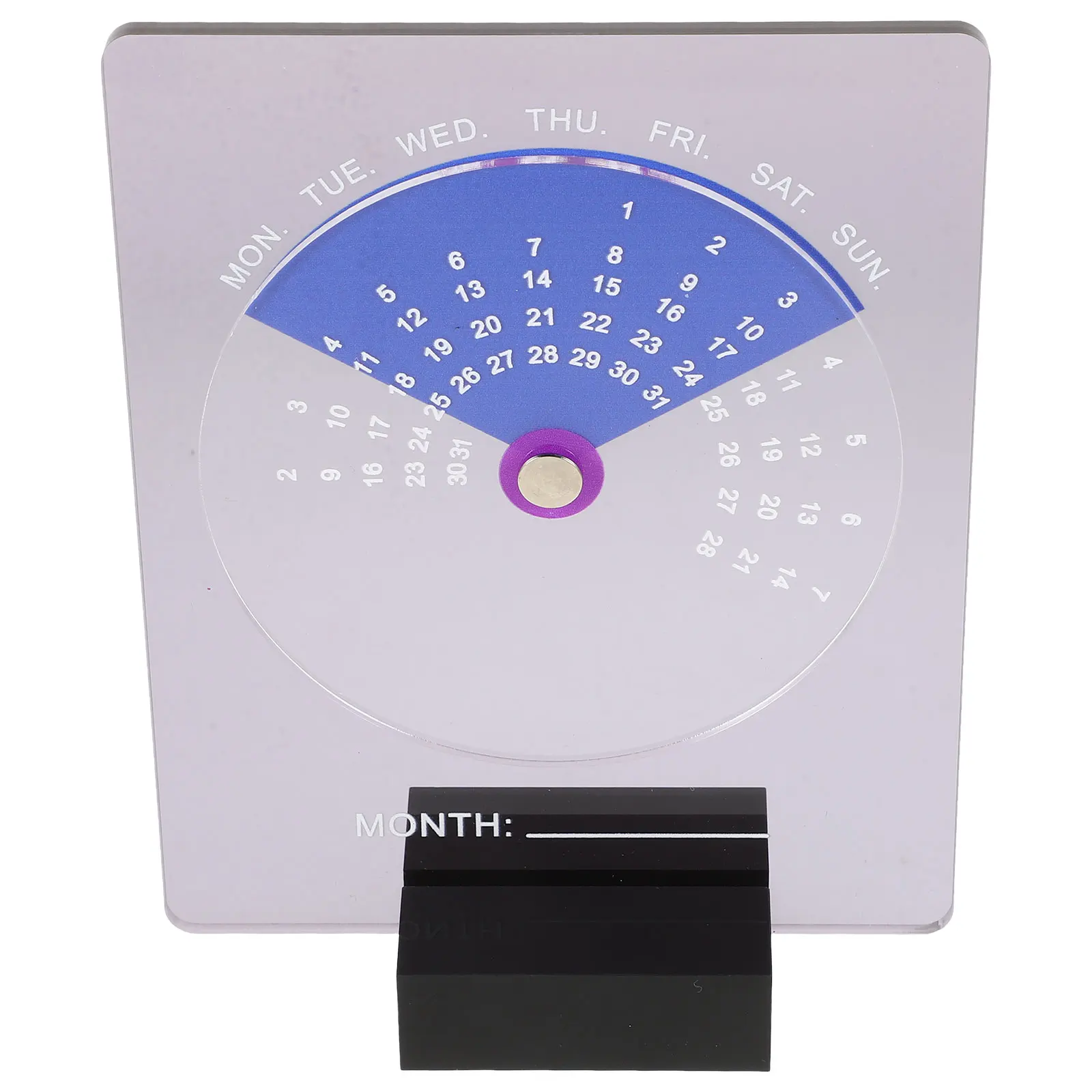 

Acrylic Desk Calendar Decor Rotating Ornaments Calendars 2025 Minimalist Office