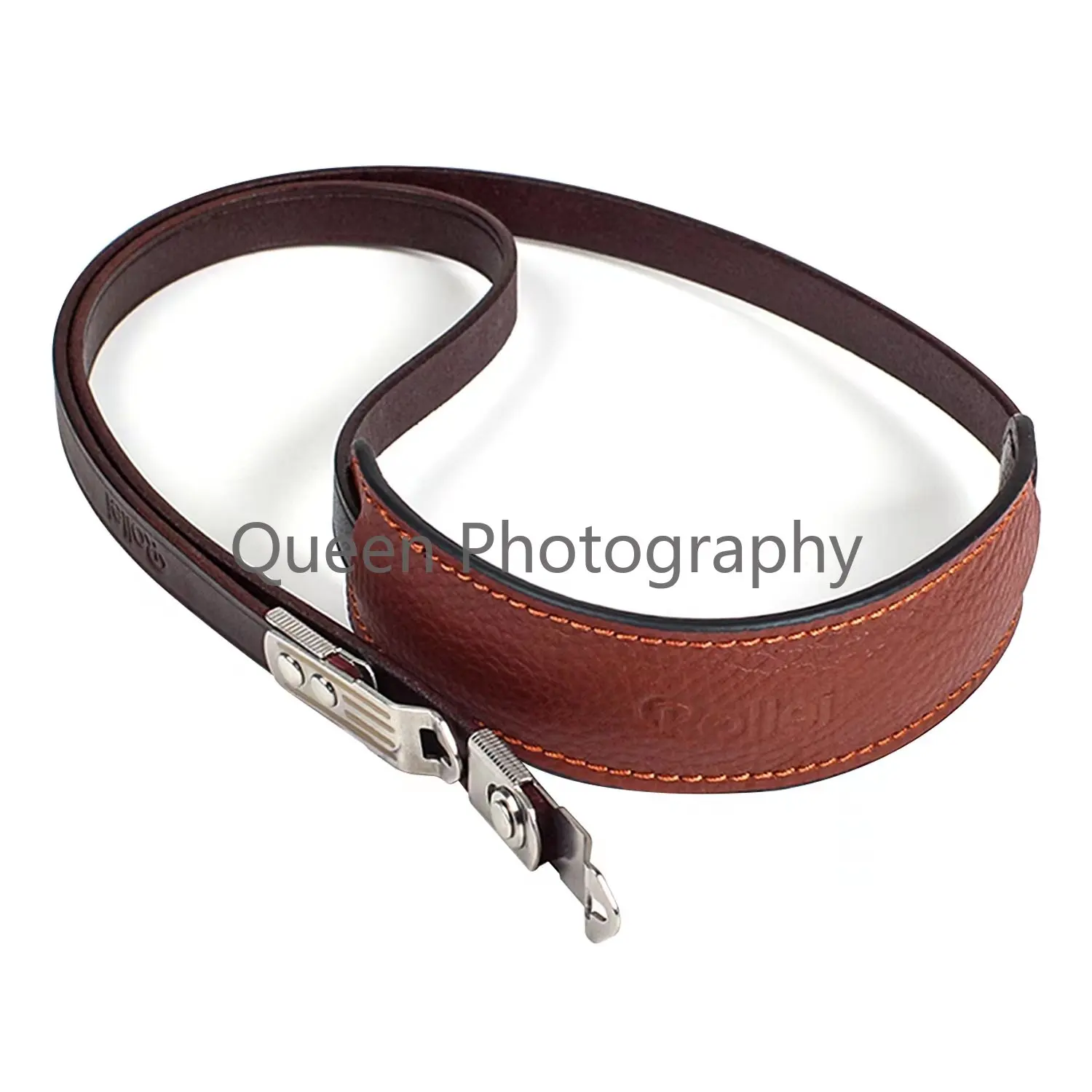 Camera Strap Shoulder Sling Belt for Rollei 2.8C 2.8D MX-EVS Handmade Genuine Leather Mushroom Nail Rollei Strap Shoulder Strap