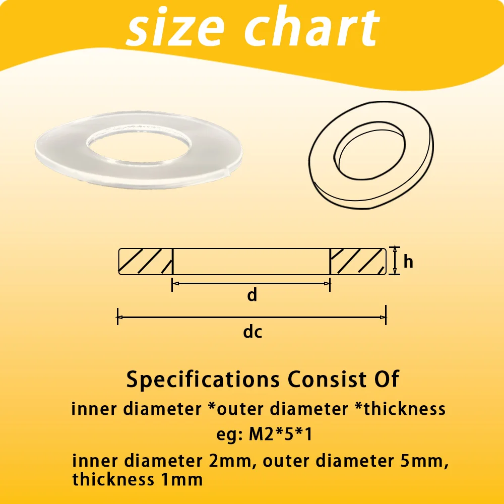 Мягкие шайбы из ПВХ M2 ~ M12, прозрачная изоляция, плоская прокладка, пластиковая герметичная уплотнительная прокладка, резиновое кольцо, шайба 60/90/120/150 шт.