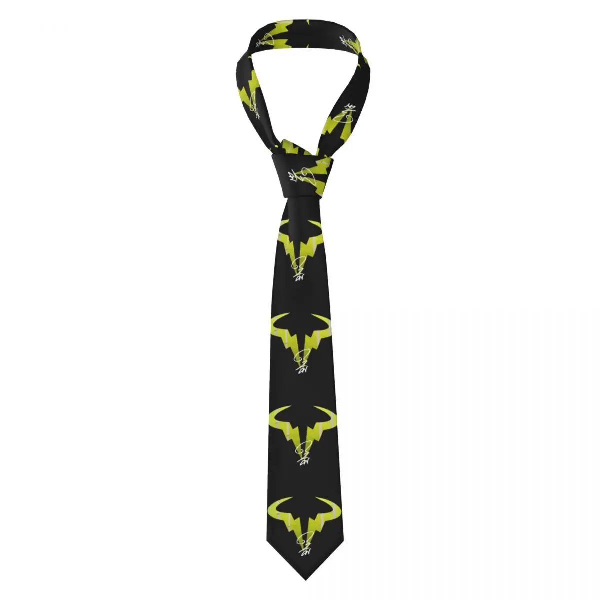 

Rafa Rafael Nadal Logo Necktie Men Women Polyester 8 cm Neck Tie for Men Casual Narrow Suits Accessories Gravatas Cosplay Props