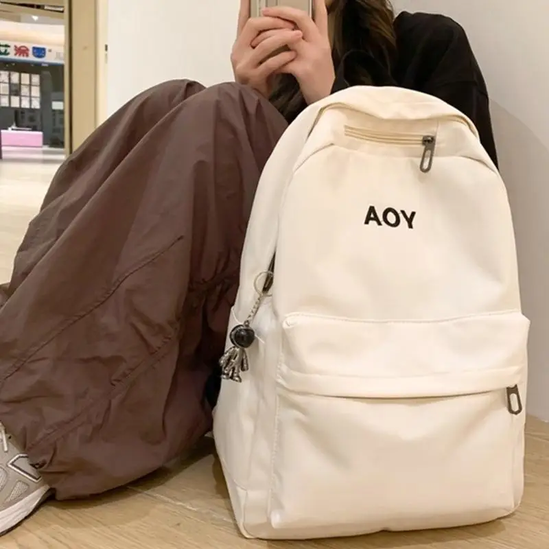 حقيبة ظهر مدرسية ذات سعة كبيرة من النايلون، حقيبة كتب للكمبيوتر المحمول للمراهقين والشباب، حقيبة ظهر للسفر، حقيبة يومية كاجوال