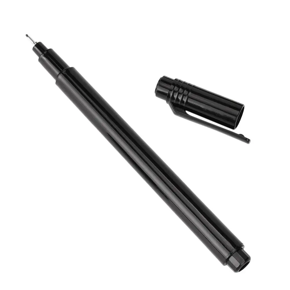 1Pcs Nail Art Pen Black Manicure Decor Tool Salon Home DIY Nail Painting Fine Line Drawing Black Pen Manicure Supply