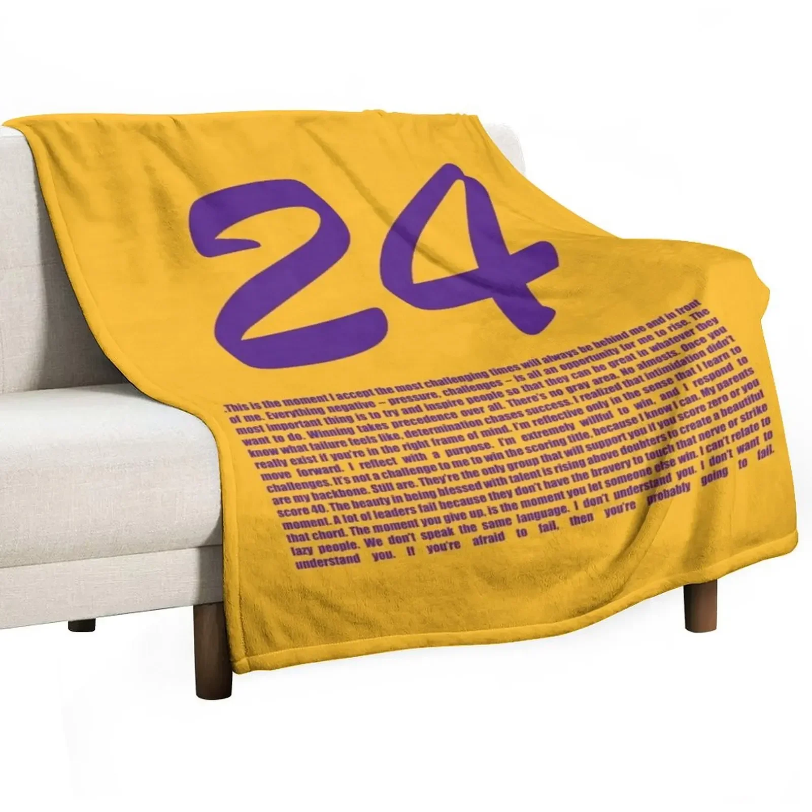 

Quotes 24 purple Throw Blanket Shaggy Furry Soft Blanket for Bedroom Living Room
